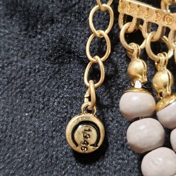 Womens Fashion Multistrand Multicolor Rhinestones Beaded Necklace with Lobster` - Picture 7 of 7